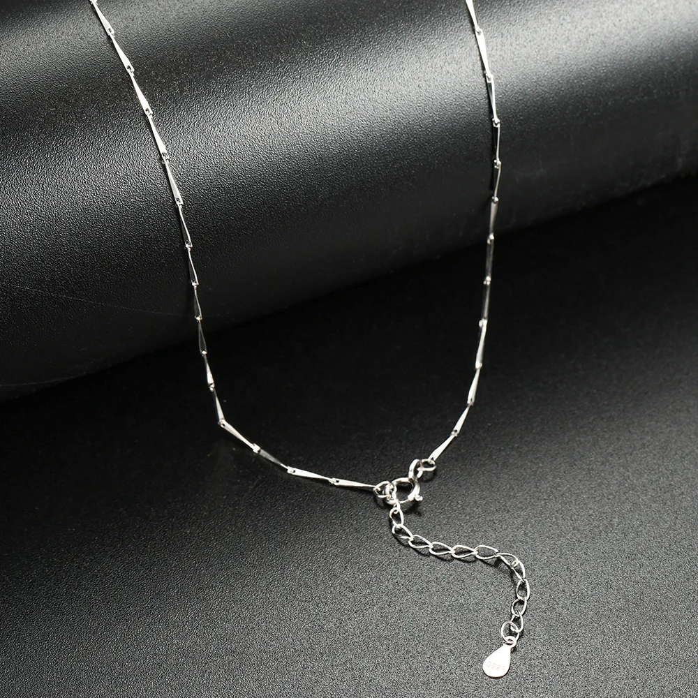 コセジュエル-男性と女性のための925スターリングシルバーメ - 925 Sterling Silver Chain Necklace Men のレビューと価格