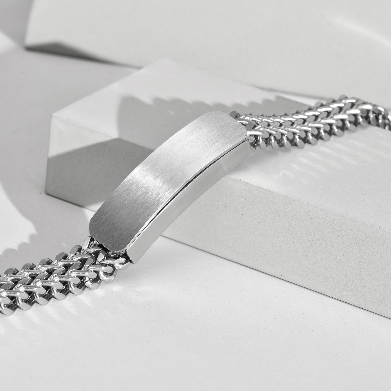 Vnox-男性用のカスタマイズ可能なブレスレット,フェードし - Cuban Link Chain 12Mm のレビューと価格