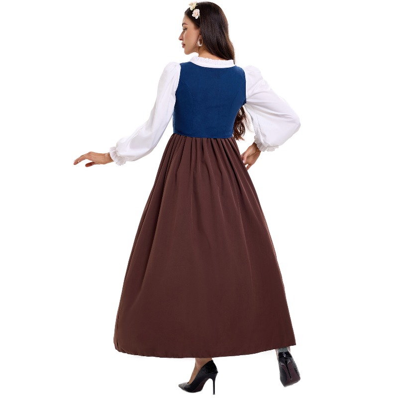 女性用、ヴィンテージ風の農婦衣装。スクエアネック、レースアッ - Necklaces のレビューと価格