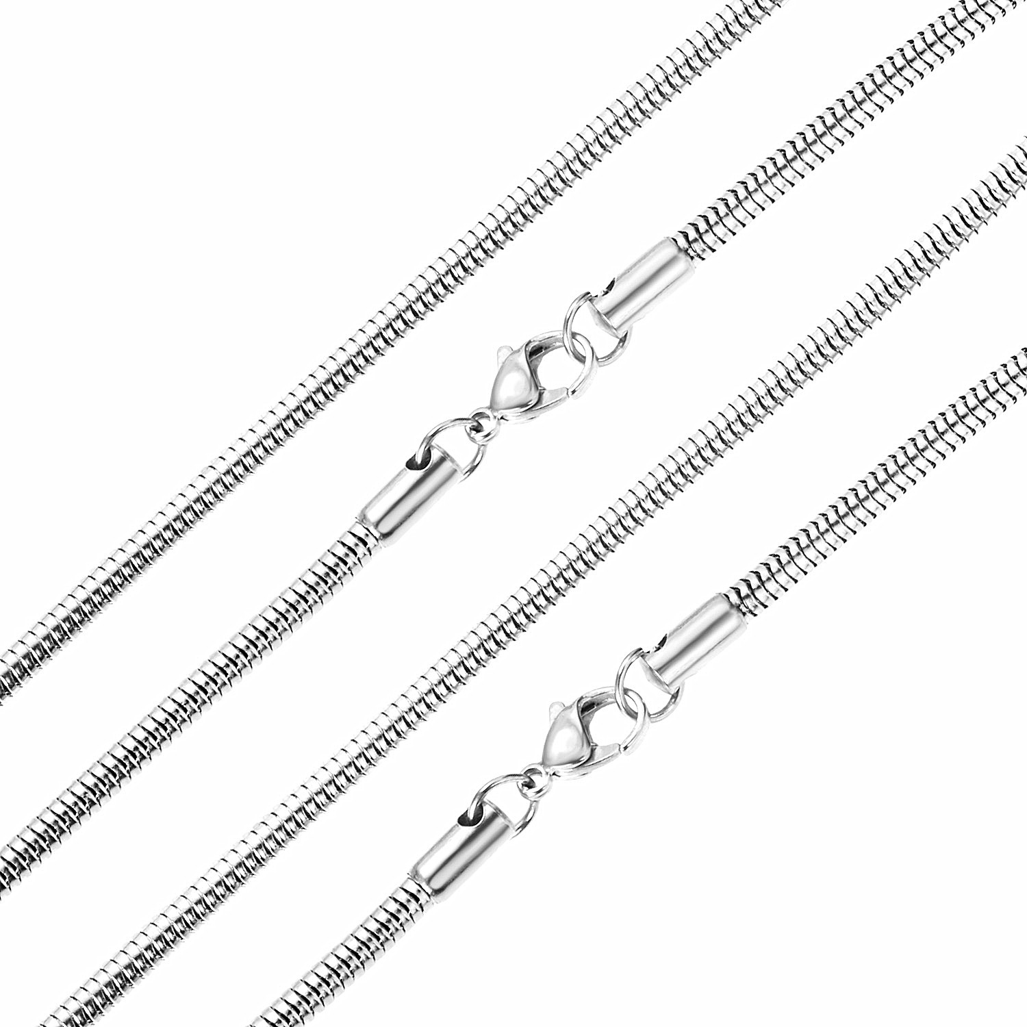 男女兼用 1mm 45cm/50cm/55cm/60cm ラ - 925 Sterling Silver Chain Necklace Men のレビューと価格